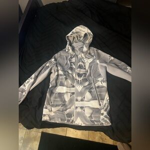 Nike Kobe Bryant Mambula Hypermesh Jacket Grey, Men's Medium double zipper